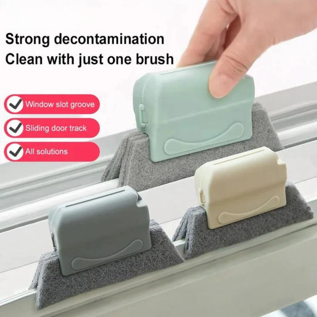 Door Window Groove Cleaning Brushes - Pack Of 3